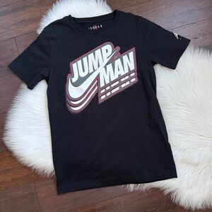 Boys Jordan Nike Jumpman Logo Graphic Short Sleeve  T Shirt L